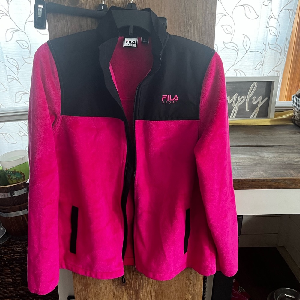 Fila brushed fleece jacket